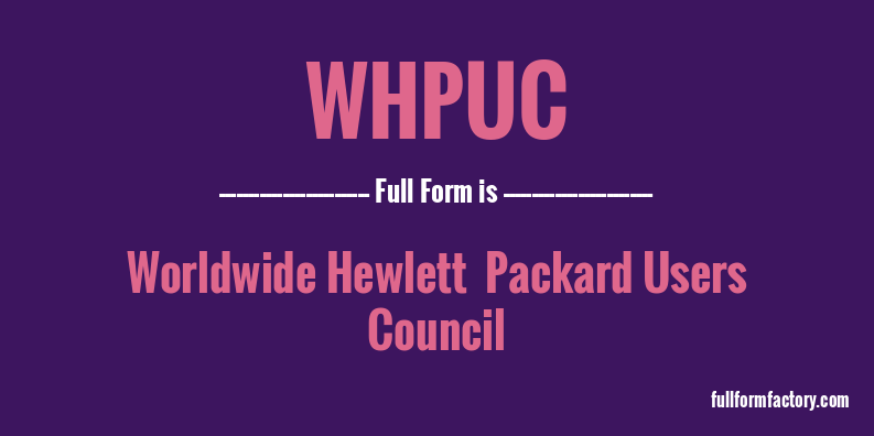 whpuc-full-form