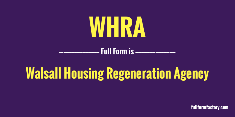 whra-full-form