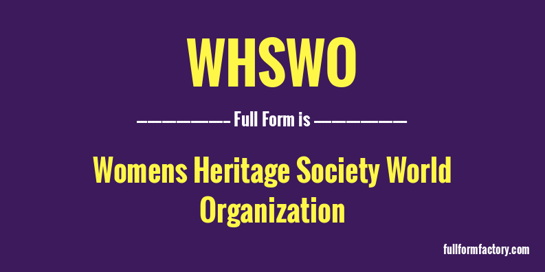 whswo-full-form