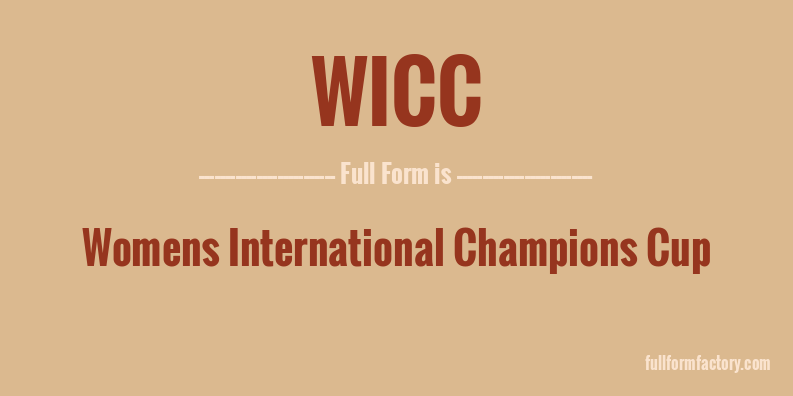 wicc-full-form