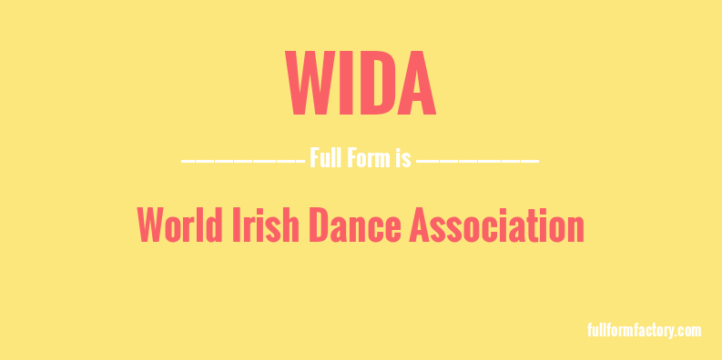 wida-full-form