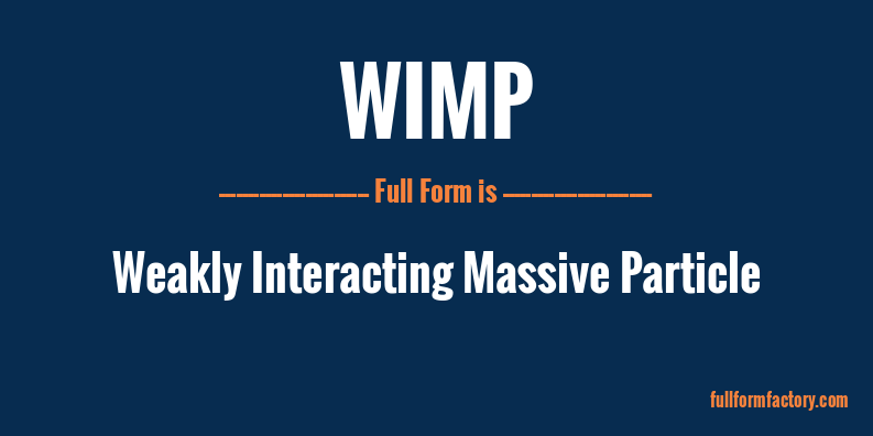 wimp-full-form