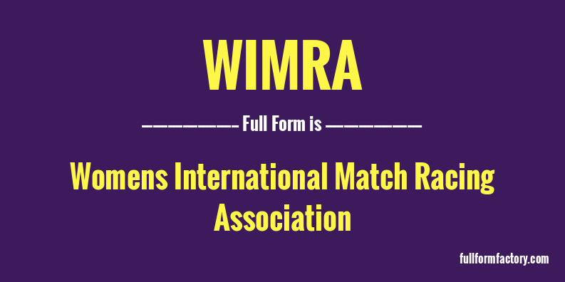 wimra-full-form