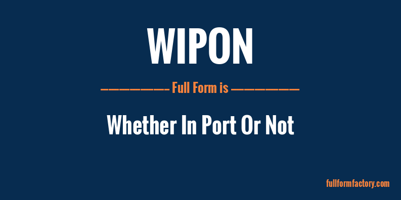 wipon-full-form