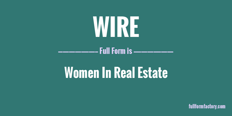 wire-full-form