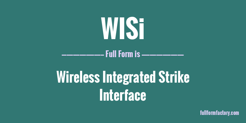 wisi-full-form