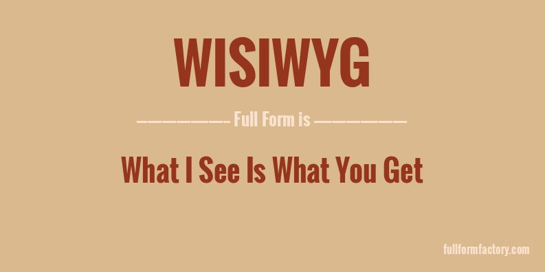 wisiwyg-full-form