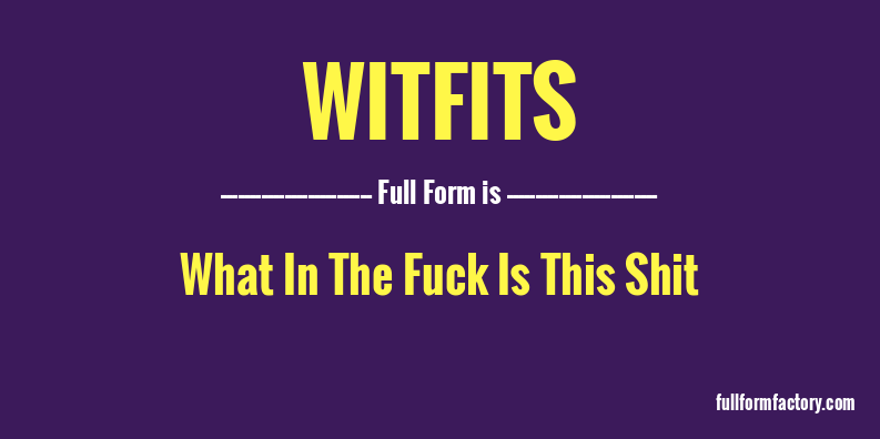 witfits-full-form