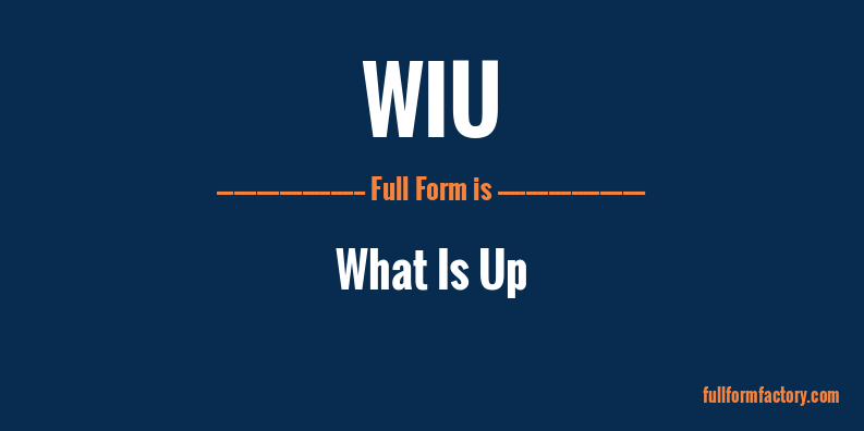 wiu-full-form