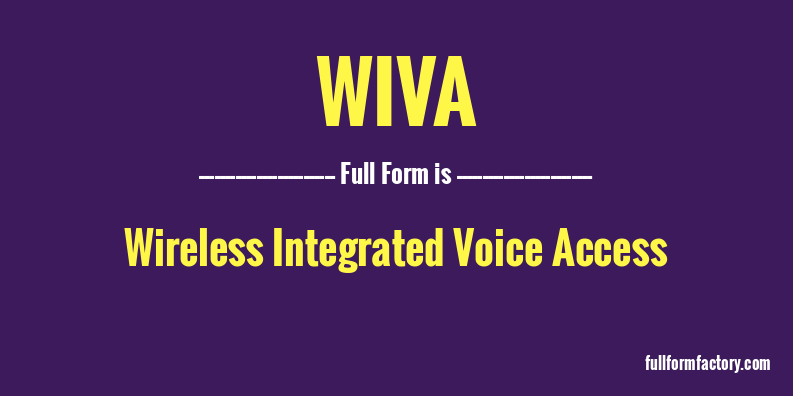 wiva-full-form