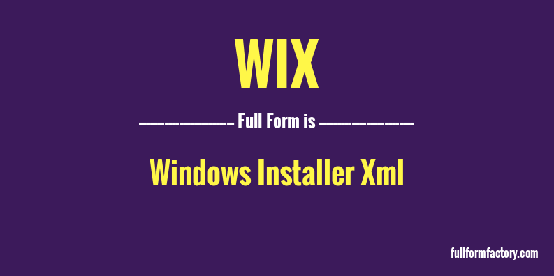 wix-full-form