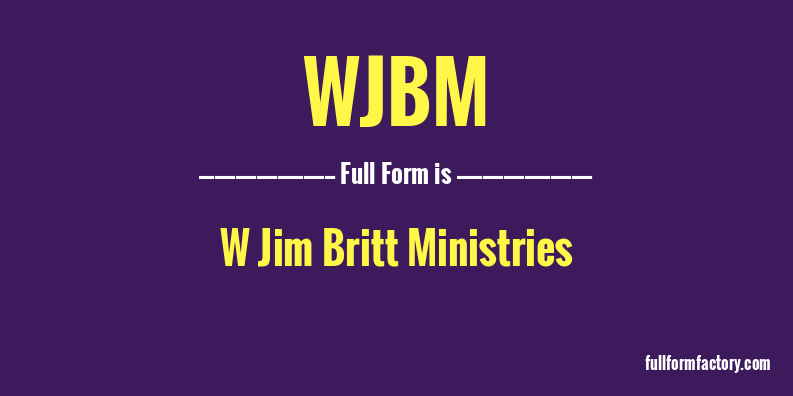 wjbm-full-form