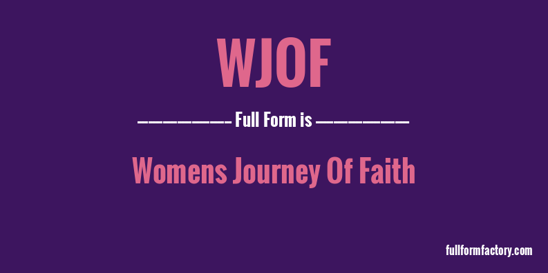 wjof-full-form