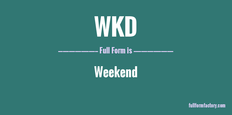 wkd-full-form