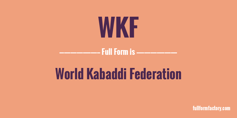 wkf-full-form