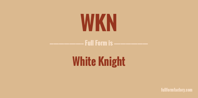 wkn-full-form