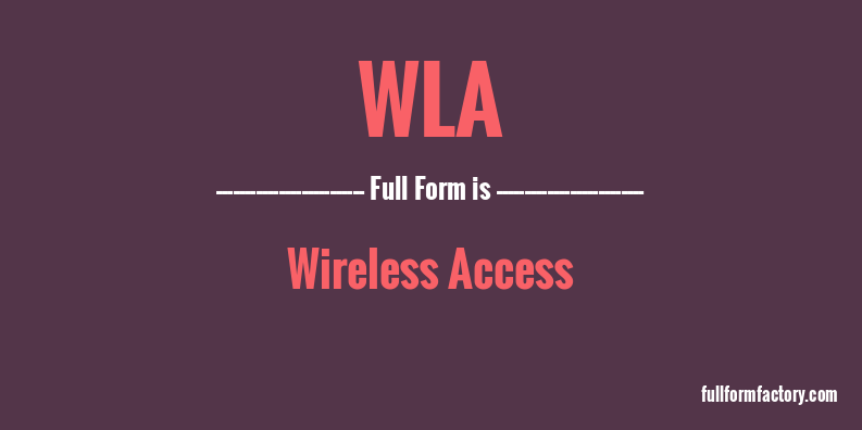 wla-full-form