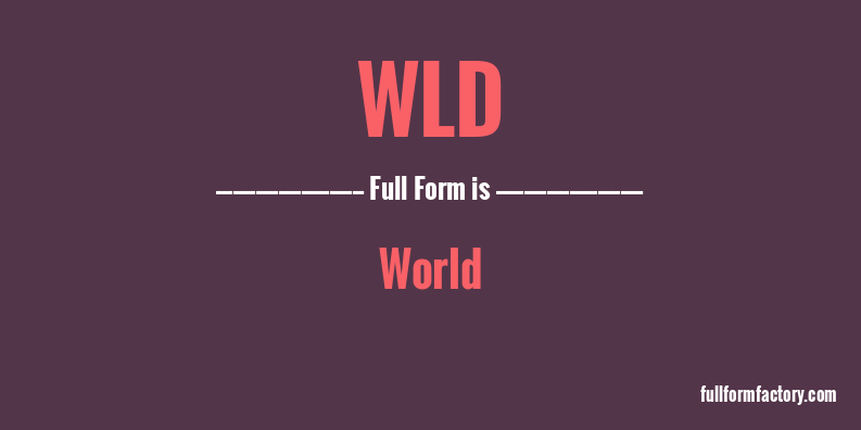 wld-full-form