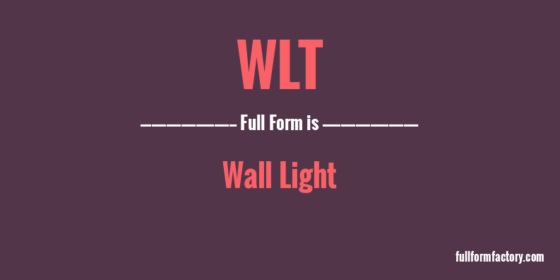 wlt-full-form