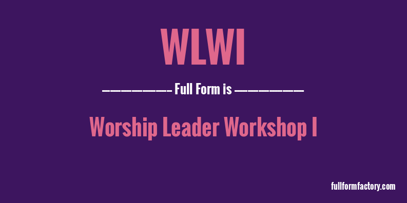 wlwi-full-form
