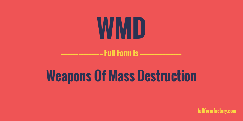 wmd-full-form