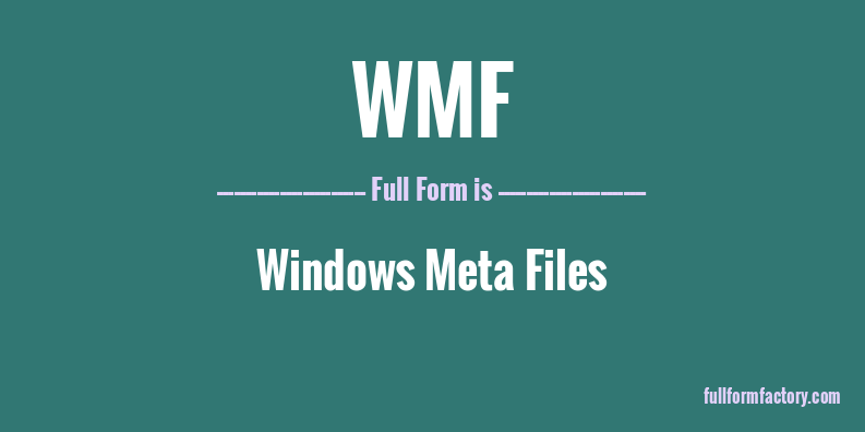 wmf-full-form