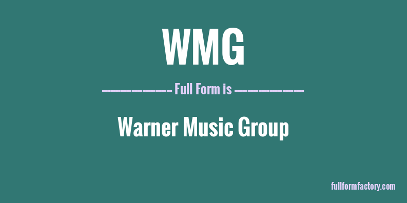 wmg-full-form