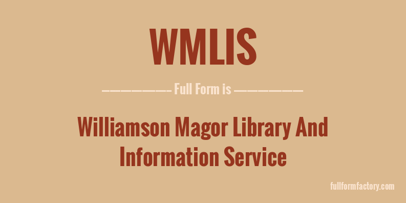 wmlis-full-form