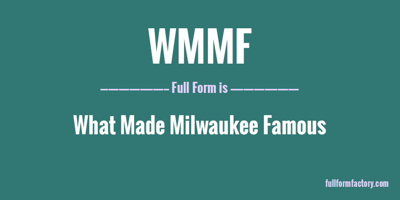 wmmf-full-form