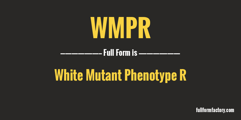 wmpr-full-form