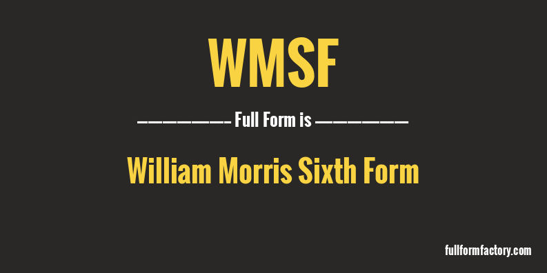 wmsf-full-form
