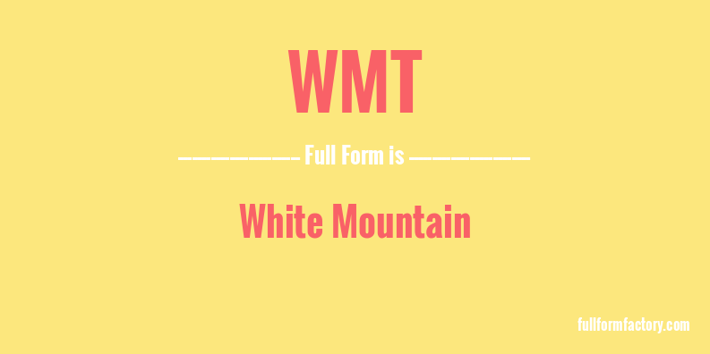 wmt-full-form