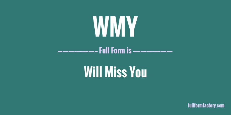 wmy-full-form