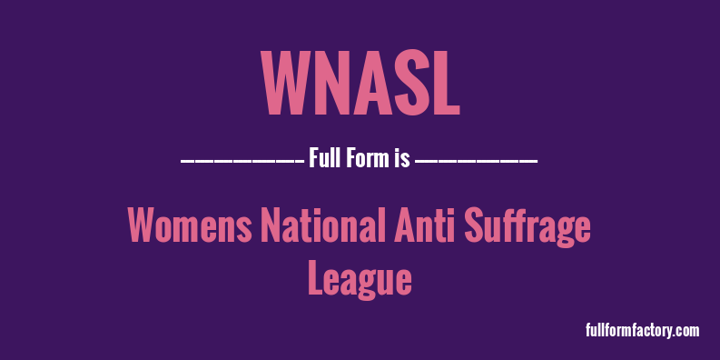 wnasl-full-form