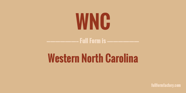 wnc-full-form