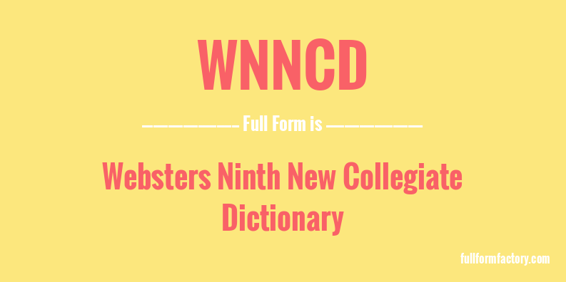 wnncd-full-form