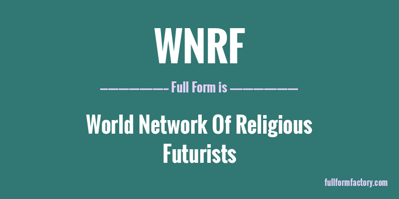 wnrf-full-form