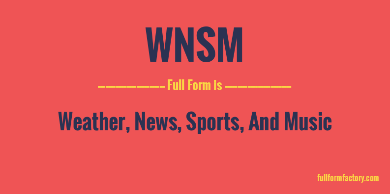 wnsm-full-form