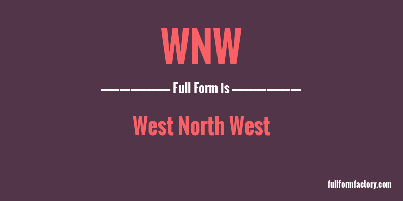 wnw-full-form