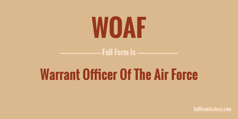 woaf-full-form