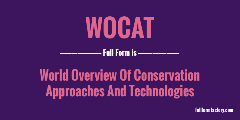 wocat-full-form