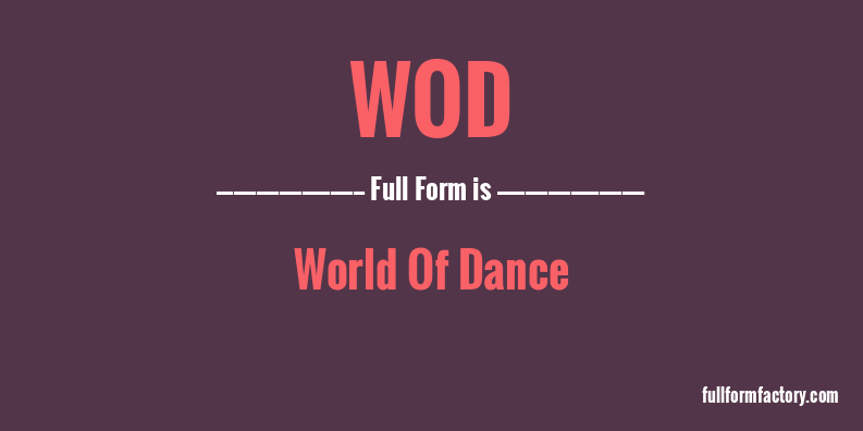 wod-full-form