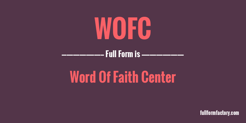 wofc-full-form
