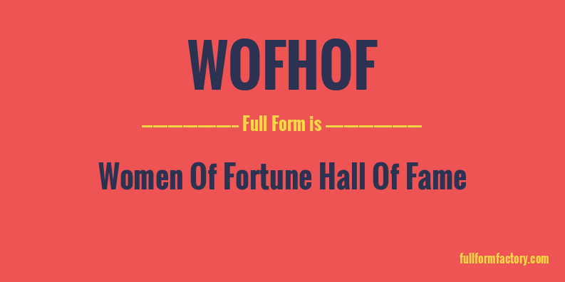 wofhof-full-form