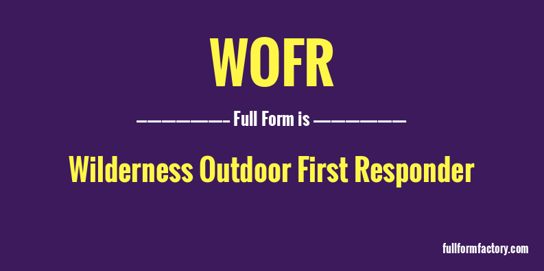 wofr-full-form