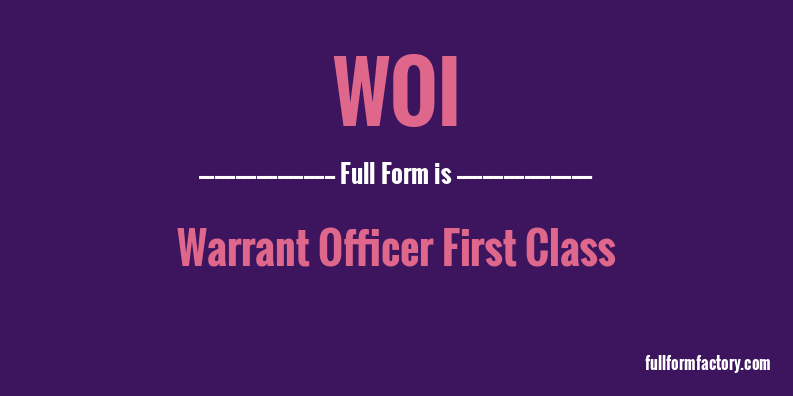 woi-full-form
