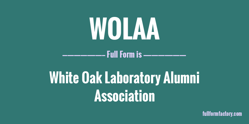 wolaa-full-form