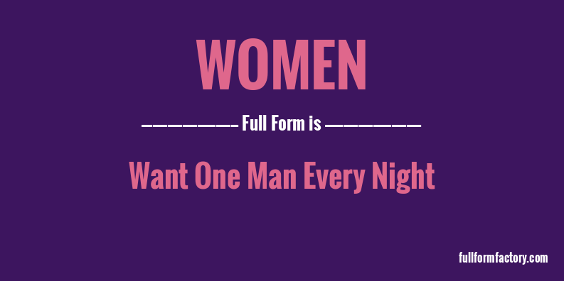 women-full-form