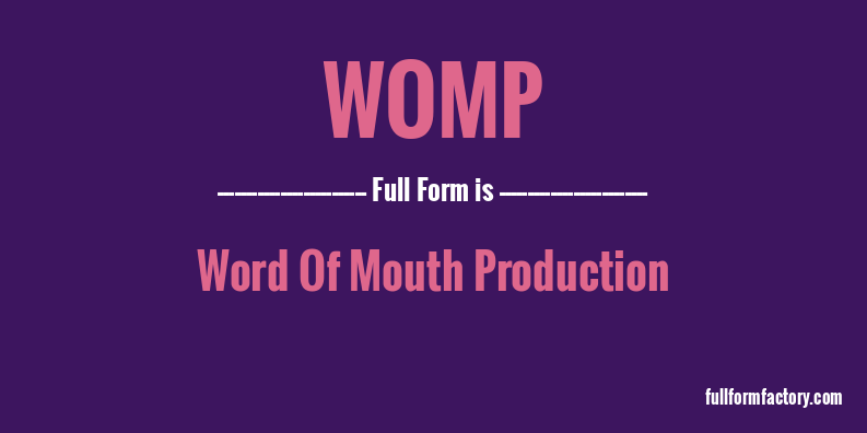 womp-full-form