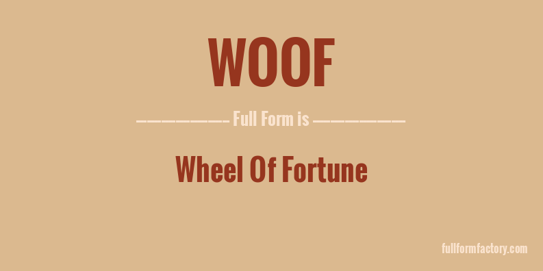 woof-full-form